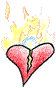 Burning heart